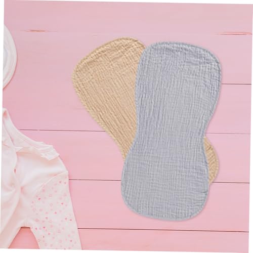 Lingettes éructation bébé gris blanc rose pour le repas - 5