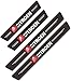 4 Pezzi Fibra Carbonio Battitacco Adesivi per Citroen C1 C2 C3 C4 C5 C6 C8 C4L DS3 DS4 DS5 DS5LS DS6, Antigraffio Benvenuto Pedaliera Protezione Porta Soglia Sticker Accessori