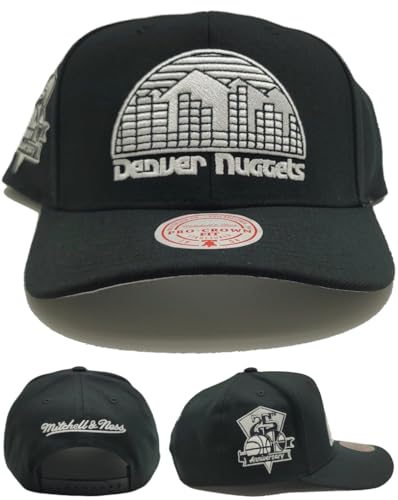 Mitchell & Ness Boné Snapback Denver Nuggets NBA Panda Pro HWC - Preto, Preto, Tamanho nica
