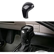 CKE Compatible with Toyota Camry 2026 2025 2024 2023 2022 2021 2020 2019 2018 for Corolla Cross Avalon Accessories Car Gear Shift Knob Cover Trim Protector Cap -Carbon Fiber Style