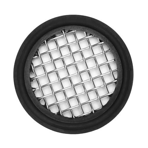 Image of DERNORD 2 Pack 1.5 inch Sanitary Tri-Clamp Gasket Buna-N (NBR) w /Stainless Bonded Type Screen 6 Mesh
