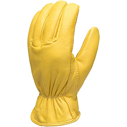 Kinco, 90HK-M, Thermal Lined Grain Deerskin Leather Work Glove for Men (GOLDEN, Medium)