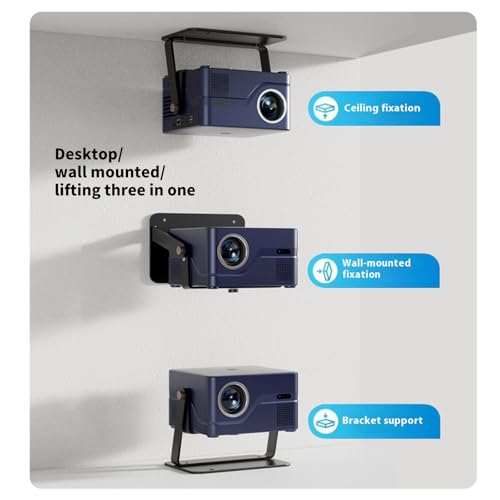 Soporte para proyector resistente que elimina vibraciones con doble varilla 3