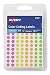 Avery Round Color Coding Labels, 0.25 Inch Diameter, Assorted Removable, Pack of 480 (6720)
