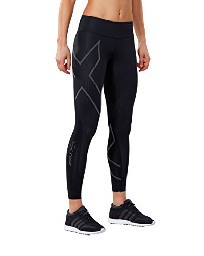 2XU Women's MCS Run Compression Tights (Black/Nero, Medium)