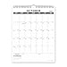 Nekmit 2020 Monthly Wall Calendar, Wirebound, Ruled Blocks, 17 x 12 Inches, Runs from Now Through December 2020, Black
