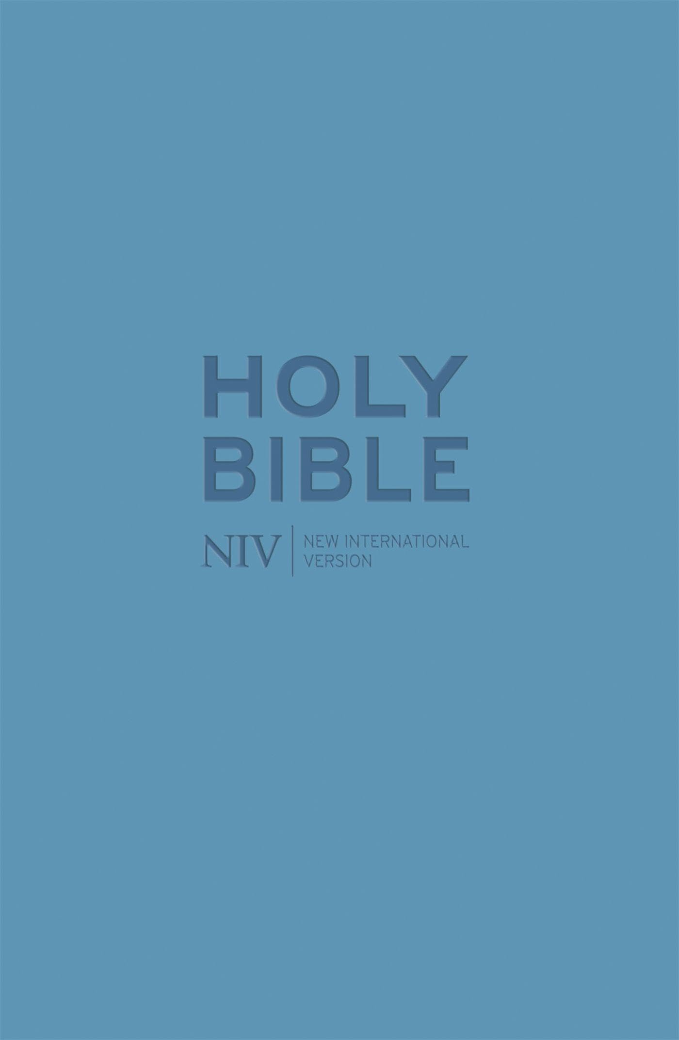 Holy Bible: New International Version (Cyan Soft-tone Bible with Zip)