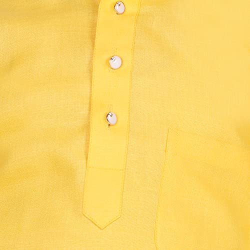 Image of SG YUVRAJ Raw Silk Kurta Set for Boys