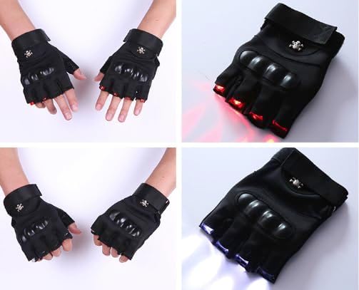 LED Flashlight Waterproof Gloves for Men, Women & Kids - Gloves with Lights on Fingertips for Fishing, Camping, DIY & More (White, Black) - Image 7