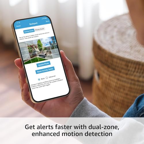 Free Blink Outdoor 1 camera system (newest model), With 1-Year Subscription – Wire-free smart security camera, two-year battery life, HD live view, person detection, Works with Alexa
