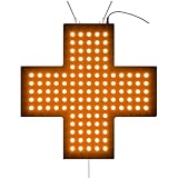 COYEUX Apothekenkreuz-Neonzeichen, Acrylmaterial, Immer eingeschaltet/mehrschichtige...