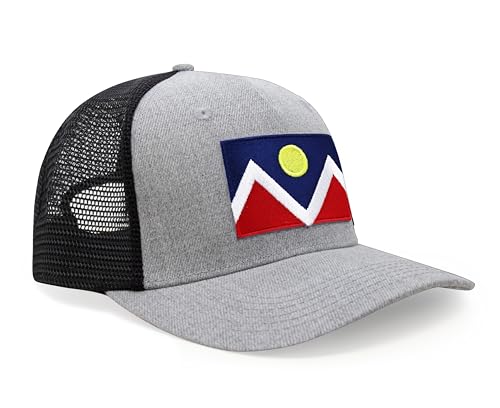 Image of International Tie City Hat for Men and Women, Adjustable Snapback Trucker Baseball Cap with Embroidered Patch