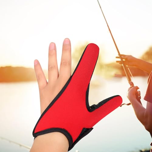 Guantes de pesca para protección de dedos en jornadas de surfcasting 5
