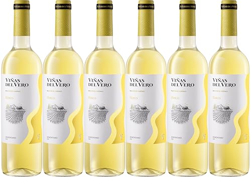 Viñas Del Vero Blanco Macabeo-Chardonnay - Vino D.O. Somontano - 6 Botellas De 750 Ml - Total: 4500 Ml