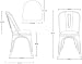Vaukura Silla Tolix - Silla Industrial Metalica Brillo Asiento Madera (Blanco)