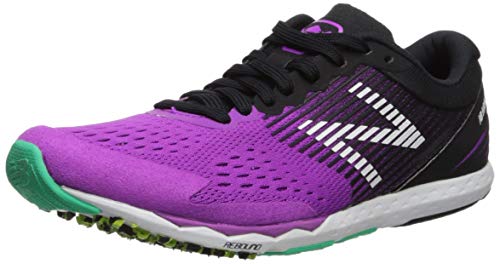 New Balance Women's Hanzo V1 Running Shoe, Voltage Violet/Black, 6 B US