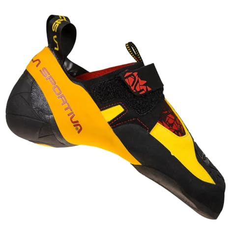[La Sportiva] �X�|���e�B�o �N���C�~���O �{���_�����O �V���[�Y 10S �X�N���} Climbing shoes Skwama Black/Yellow EU43(27.5cm) [���s�A���i]