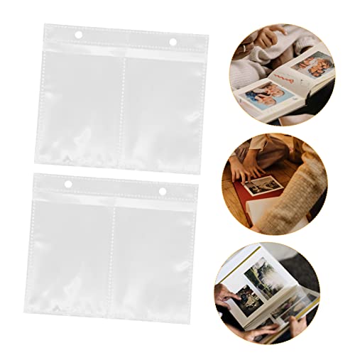 Fundas para refill páginas de álbum PRETYZOOM con perforación universal ultratransparente 7