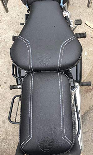 Sahara Seats Royal Enfield Classic 350 and 500 Design Cover (Black)