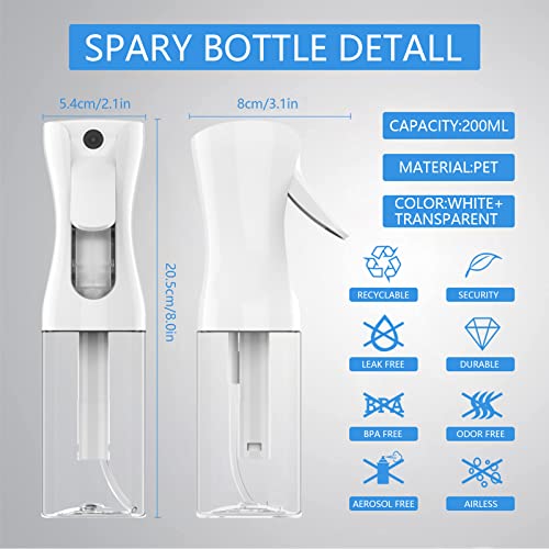 Botellas de Spray Continuo para Cabello 200ml 2un miniatura 6