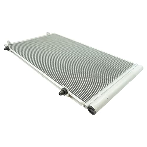 Image of TRQ A /C Condenser and Receiver Drier Assembly Compatible with 2010-2015 Lexus RX350 2011-2016 Toyota Sienna