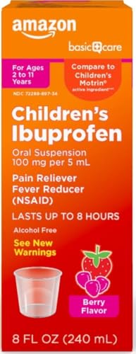 Amazon Basic Care Children's Ibuprofen Oral Suspension...