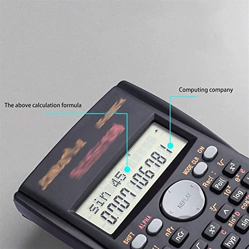 JQDMBH Desktop rekenmachine, rekenmachine rekenmachine universiteit functie rekenmachine draagbare multifunctionele… - Afbeelding 5