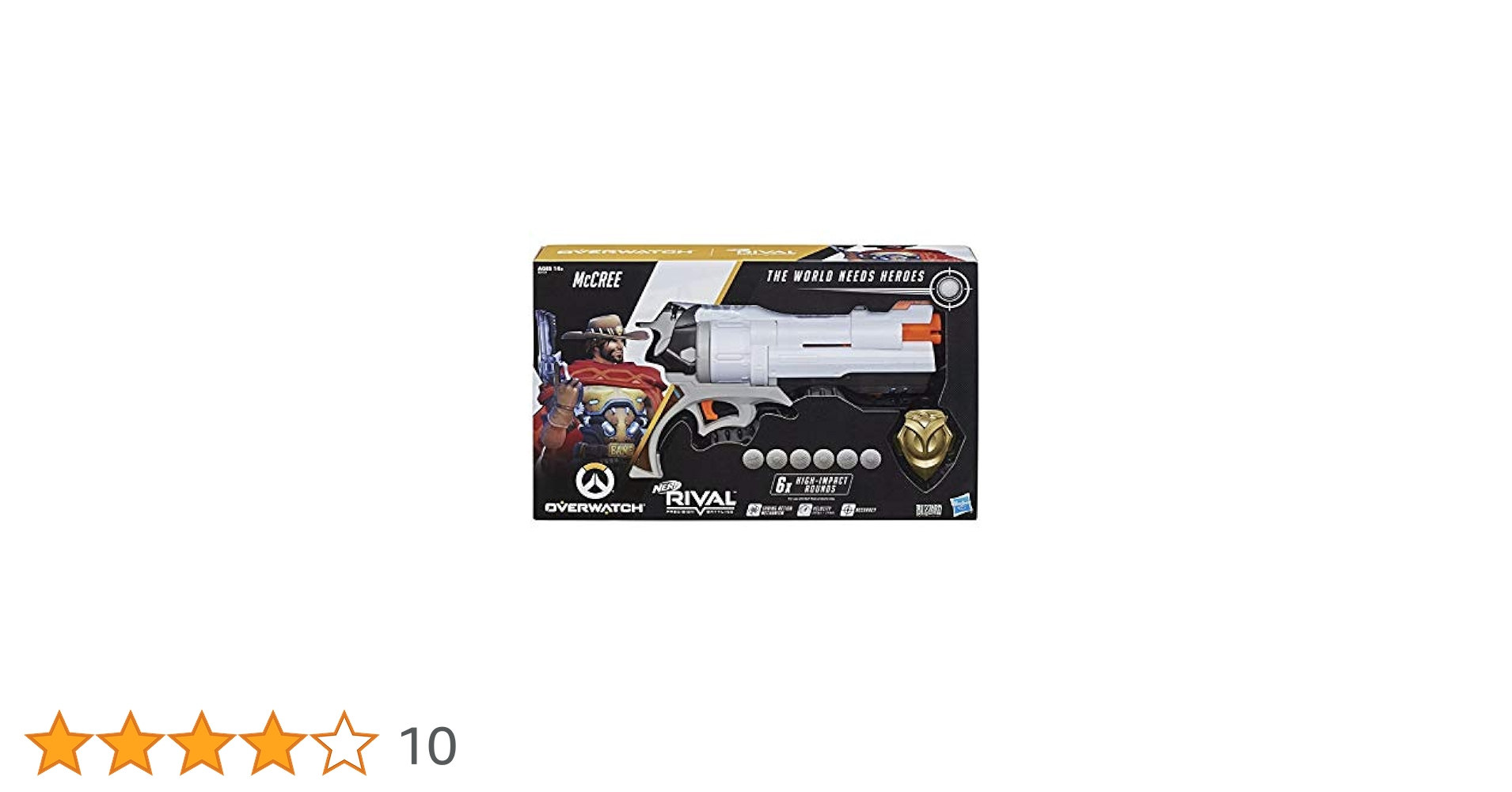 Amazon | Nerf Rival Overwatch McCree Blaster ナーフフ