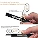 EDC Tweezers Precision Pocket Knife 2 in1 Keychain Multitool Knives Retractable Premium Anti-Static for Splinters, Craft, Jewelry, Soldering, Outdoor, Laboratory Work (Silver)