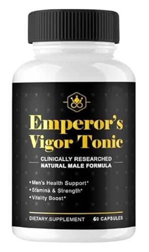M B Emperor’s Vigor Tonic - 100% Natural Herbal Supplement | Non-GMO, No Stimulants, Easy to Use | Made in USA (60 Capsules)
