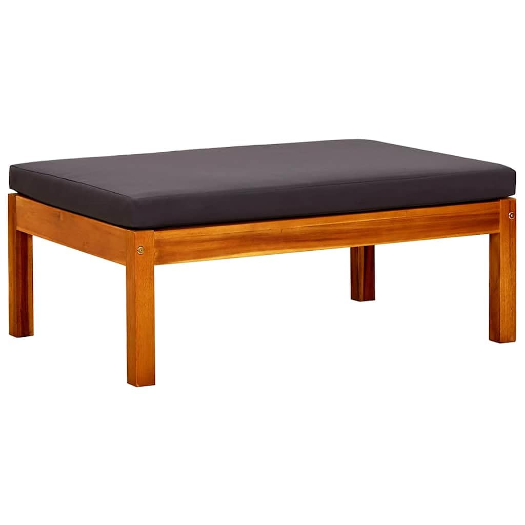 Taboret ogrodowy 2 szt. lite drewno akacjowe
