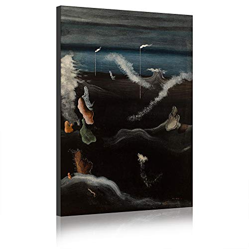 Peinture Yves Tanguy reproduction sur toile avec cadre 60x90cm