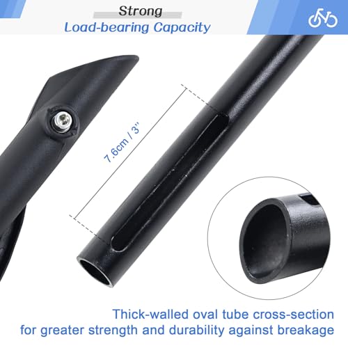 ROADNADO Fahrradständer Mountainbike Höhenverstellbar Universal Cube Fahrrad Seitenständer 24-29 Zoll, Bike Stand, Rutschfester Hinterbauständer Ständer Fahrrad for MTB, E-Bike