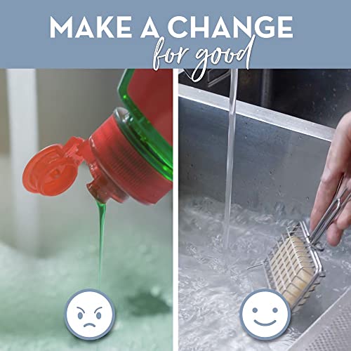 Image of Stainless Steel Soap Shaker with Feet for Dry Dish Soap Bars by Country Trading Co. | Self-draining design keeps bar soap dry between uses, reduces waste, and is ideal for bathroom, laundry, and cleaning
