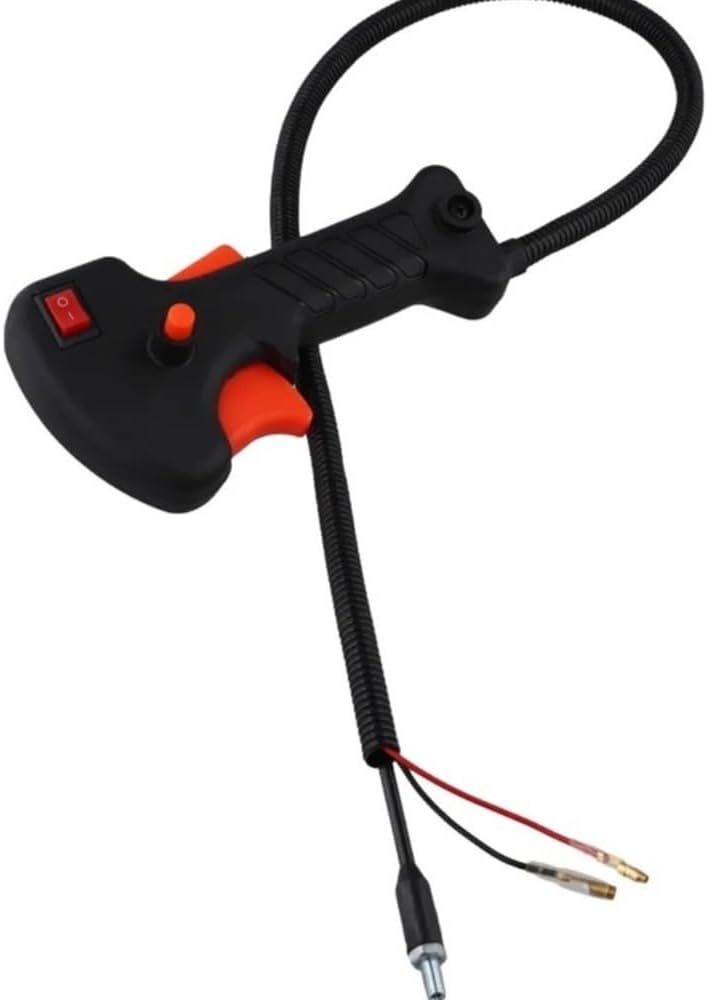 19mm Throttle Switch Brush Cutter Mower Handle Replacement Fit for Accessories Trigger String Part