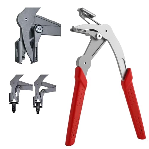 LXTUDA Car Clip Pliers,2026 Upgraded Trim & Door Panel Removal Tool,Damage-Free Fastener Remover for Auto Bumpers,Fender,Trim,Door Panels,Dashboard and Rivets Universal for All Vehicles (Red)