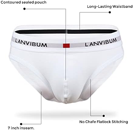 PHOLEEY Damen Slips 5er Pack - Baumwolle Unterhosen Weich & Bequem