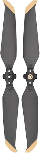 Hélices de bajo ruido para D-JI Mavic Air 2AIR 2S 7238 Props Blade plegable liberación rápida cinta mágica correas accesorio (color  1 par dorado)