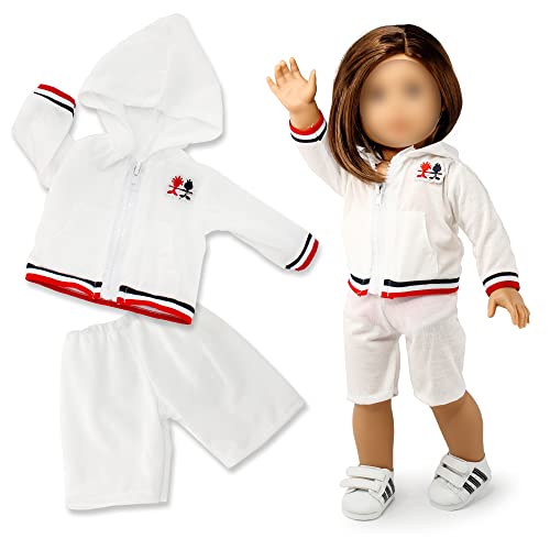 Oct17 Doll Clothes For American Girl 18” Inch Dolls Wardrobe Makeover Outift Dressy Raincoat Casual Dress Boots Bundle #TOP4