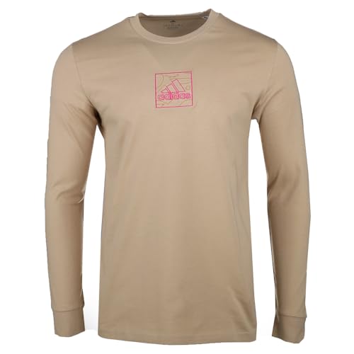 adidas Men's Embroidery Graphic Long Sleeve Tee