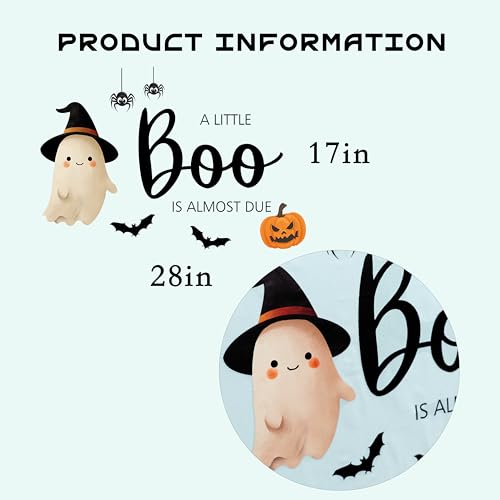 A Little Boo is Almost Due Vinilo Decorativo Halloween miniatura 5