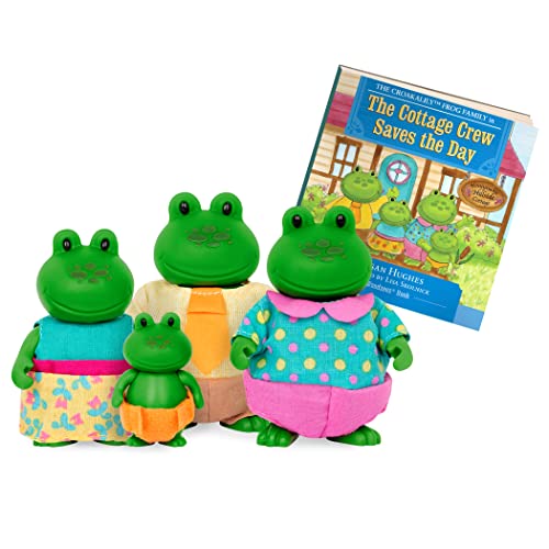 Li'l Woodzeez The Croakalily Frog Family set de 4 figuras miniatura 1