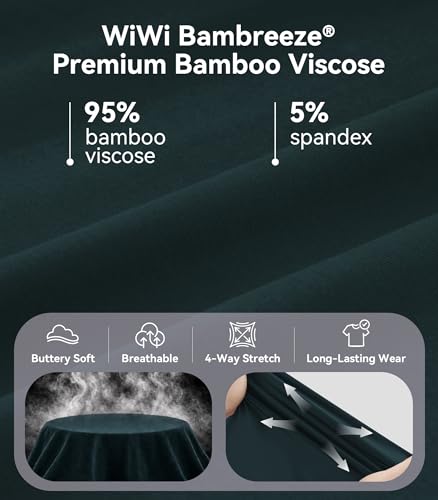Image of WiWi Bamboo Viscose womens capri pants Wide Leg Pajama Super Soft Lounge knit Sleep shorts Cooling Pj Bottoms S-XXL
