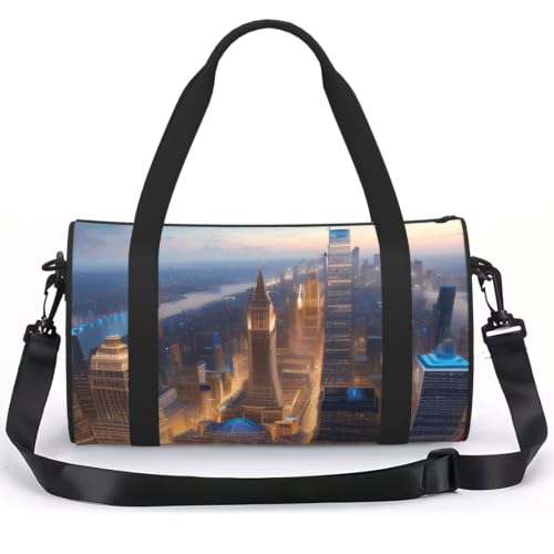 Sac de sport léger et résistant à imprimé photo doté d'une grande capacité pour l'athlétisme