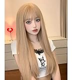 Eileen セミロング ベージュ ウィッグ