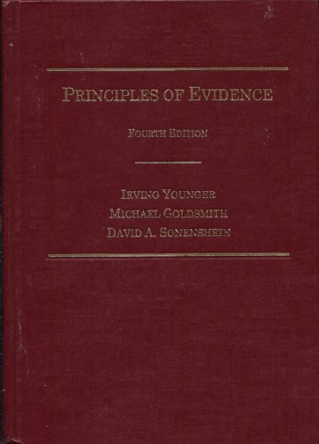 Principles of Evidence 1583607552 Book Cover