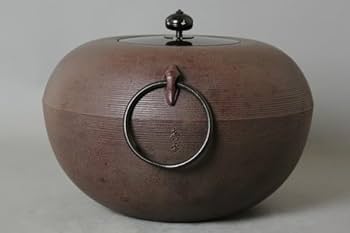 Amazon.co.jp: ∞ 南 美 ∞ 門脇喜平 春の訪れ 釜 共箱共布付き 最大径