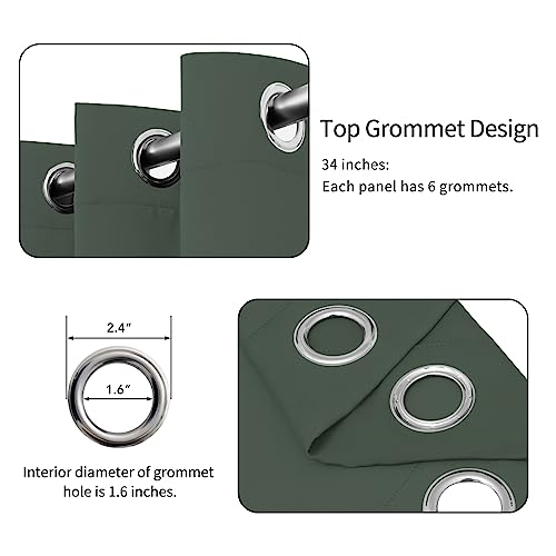 Easy-Going Blackout Curtains, Thermal Insulated, Noise Reduction, 2 Panels (34x54 in) - image 4