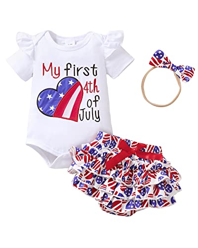 Image of Mioglrie Newborn Infant Baby Girl Clothes Romper Shorts Set Floral Summer Outfits Cute Baby Clothes Girl