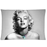 Custom Marilyn Monroe Pillowcase Twin Sides Queen Size 20x36 Pre-shrunk Fabric Cotton Polyester Pillow Case Cover